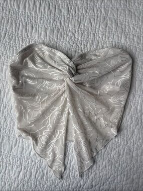 Ivory Rose Lace Bandeau Top